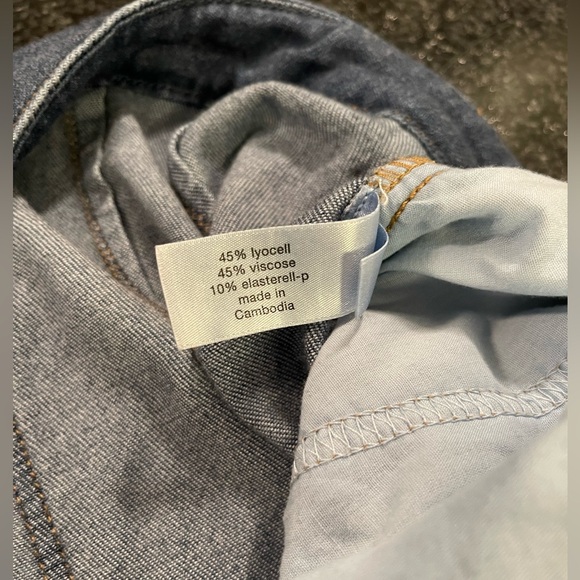 Lane Bryant: Fluid Denim Trouser Pant - Picture 11 of 11